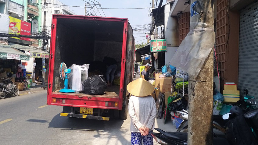 Cho thuê xe tải chuyển nhà THÀNH HƯNG