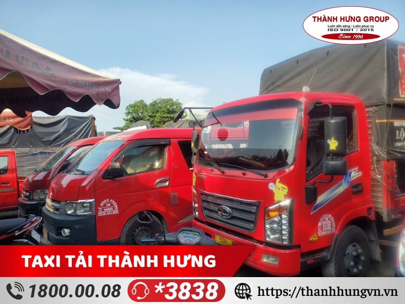 Taxi tải Thành Hưng chuyên cung cấp dịch vụ vận chuyển hàng hóa tại TPHCM và đi tỉnh uy tín, giá rẻ