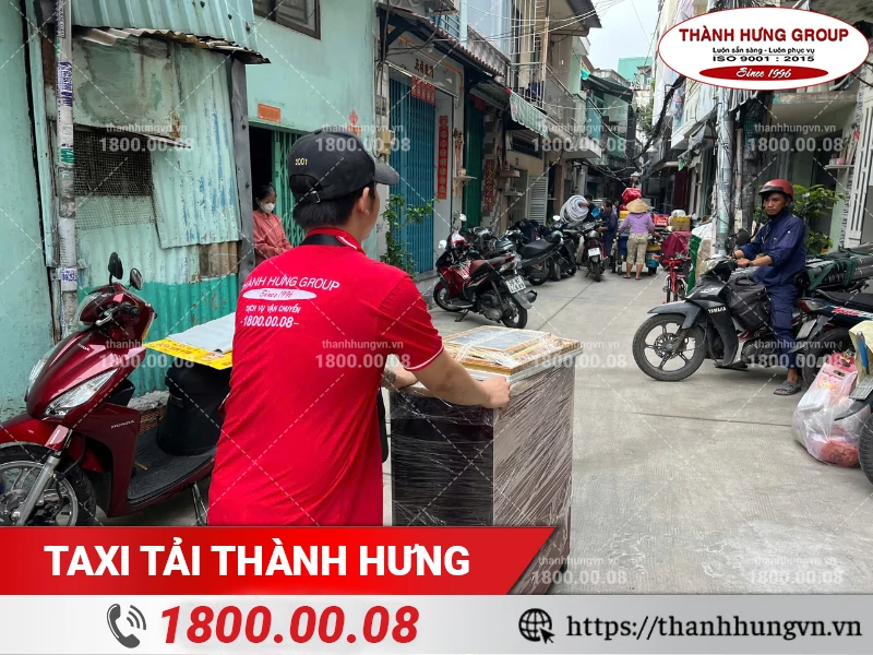 Đồ đạc được di chuyển qua địa điểm mới