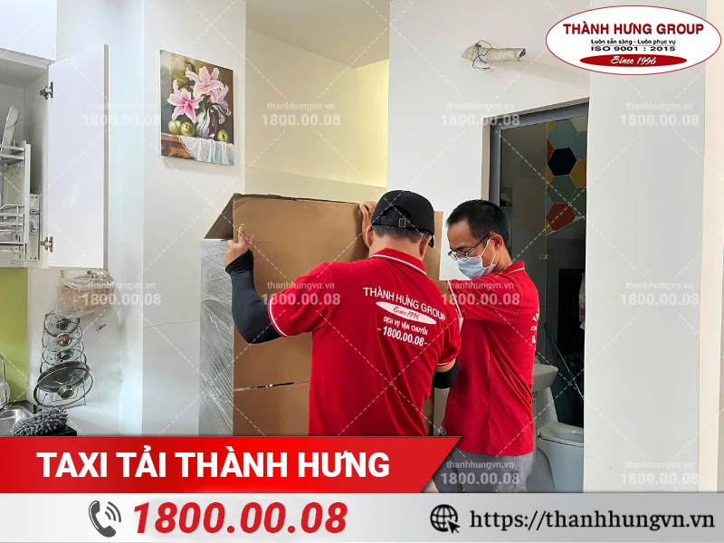 Máy giặt được bọc lót cẩn thận