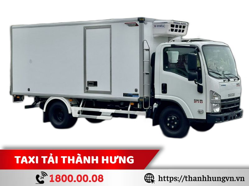 Xe tải thùng lạnh 3 tấn cho thuê để vận chuyển hàng nông sản, thủy hải sản