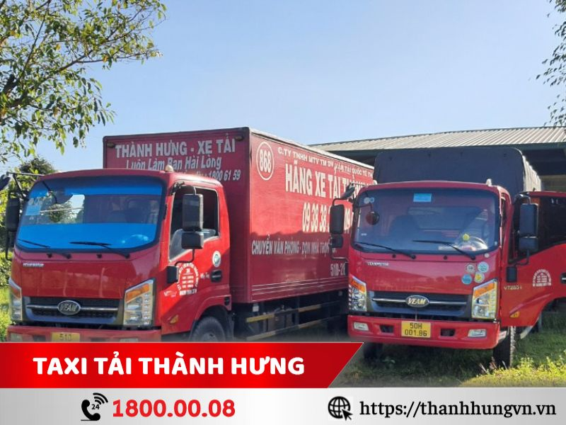 Bảng giá thuê xe tải chở hàng chất lượng, giá rẻ hàng đầu Thành Hưng