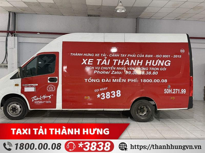 Thuê taxi tải 500kg chở hàng chuyển nhà giá rẻ Thành Hưng
