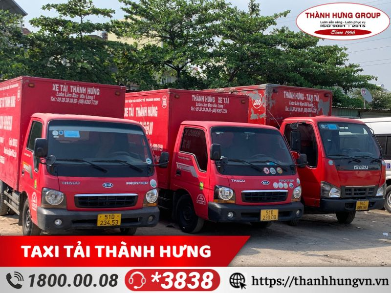 Đội xe tải chuyển nhà đa dạng tại Thành Hưng