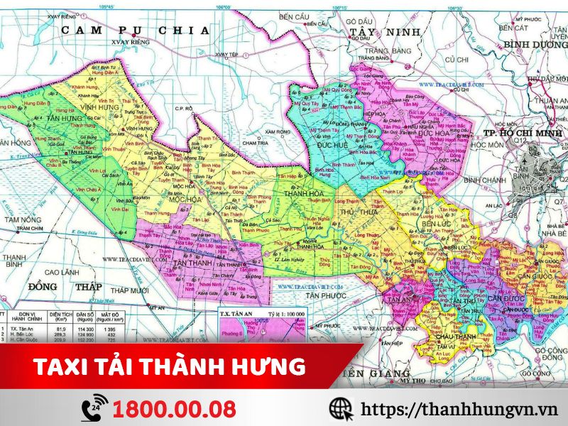 Nhu cầu chở hàng tại tỉnh Long An 