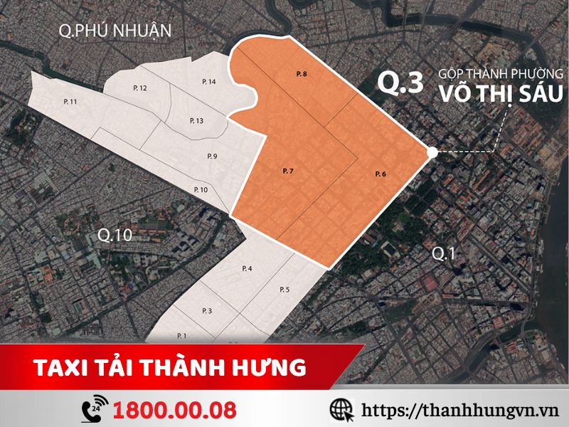 vị trí địa lý quận 3