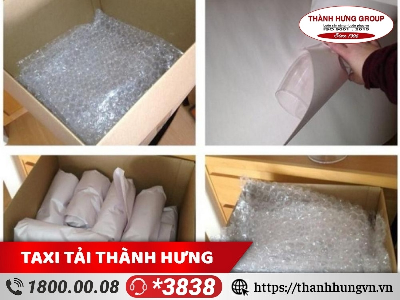 Đặt vào thùng carton độ dày phù hợp