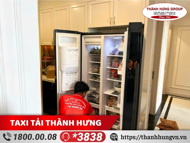 Chuẩn bị tủ lạnh sẵn sàng trước khi vận chuyển