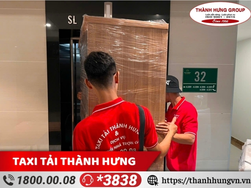 Đóng gói cẩn thận tủ quần áo