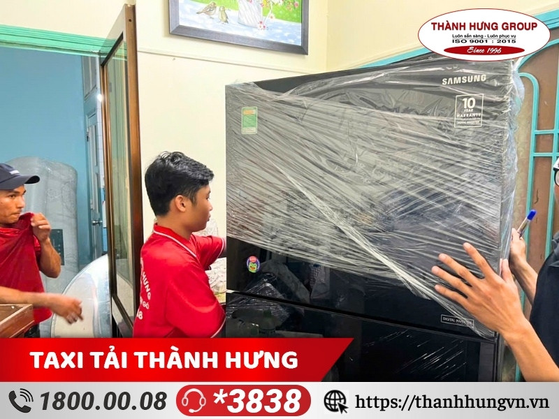 Đóng gói tủ lạnh một cách cẩn thận, an toàn