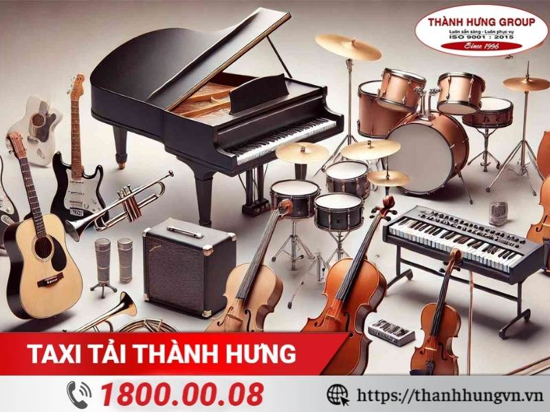Các loại nhạc cụ từ truyền thống đến hiện đại đều yêu cầu quy trình vận chuyển khắt khe, nghiêm ngặt.