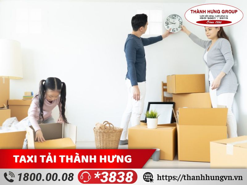 Các thành viên cần hỗ trợ, phối hợp trong quá trình chuyển nhà.