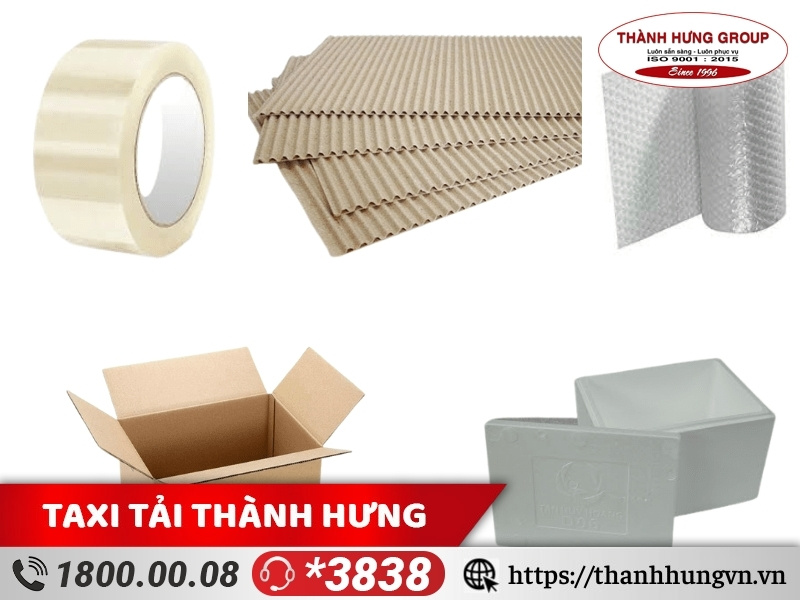 Chuẩn bị vật liệu đóng gói