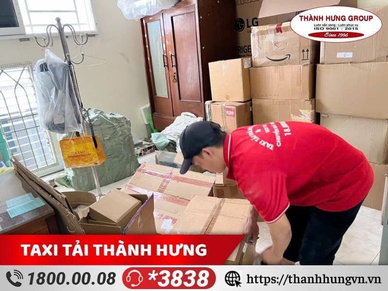 Đóng gói các đồ đạc kích thước nhỏ