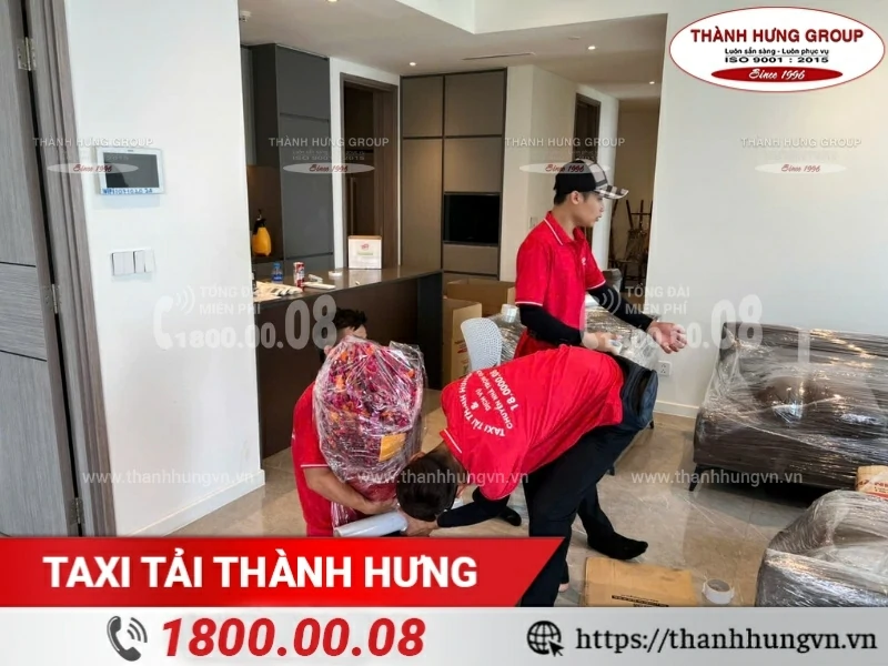 Taxi Tải Thành Hưng - đơn vị chuyển nhà uy tín, đáng tin cậy.
