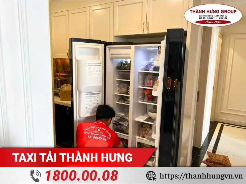 Chuẩn bị tủ lạnh sẵn sàng trước khi vận chuyển