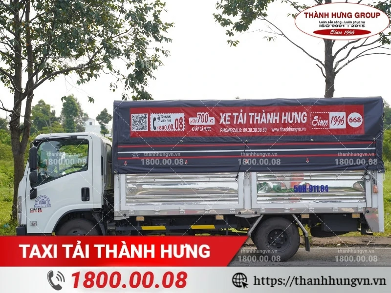 Xe tải 2 tấn thùng mui bạt