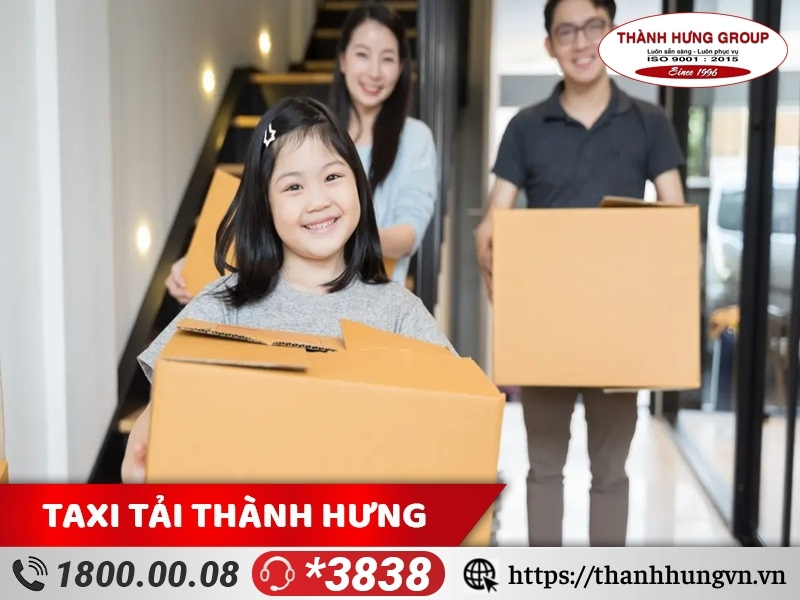 Sẵn sàng để chuẩn bị đến nơi ở mới. 