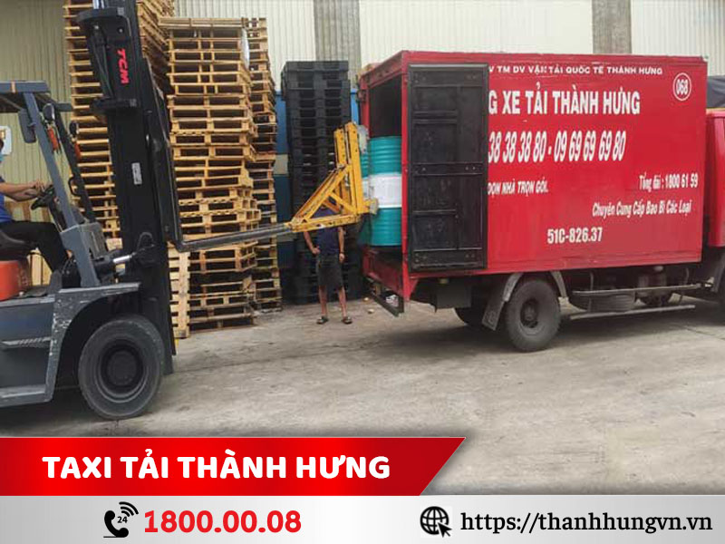 Taxi tải Thành Hưng chuyển dọn kho xưởng
