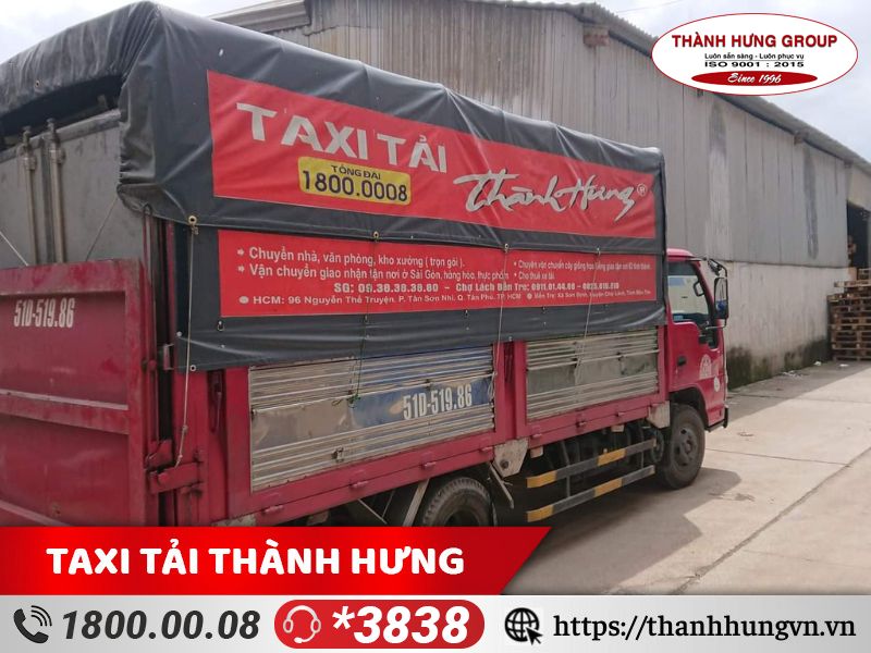 Cước phí vận chuyển nhà Bắc Nam ở Taxi Tải Thành Hưng 