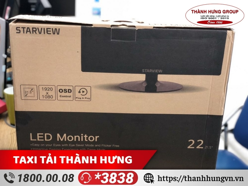 Dán bên ngoài thùng tivi kỹ lưỡng