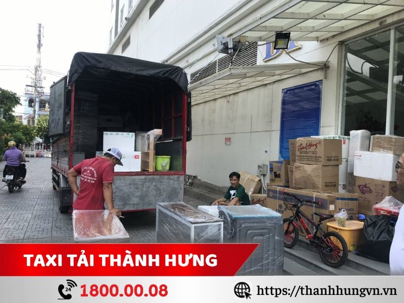 Dịch vụ cho thuê xe tải chở hàng thùng dài 6m uy tín, giá rẻ Thành Hưng