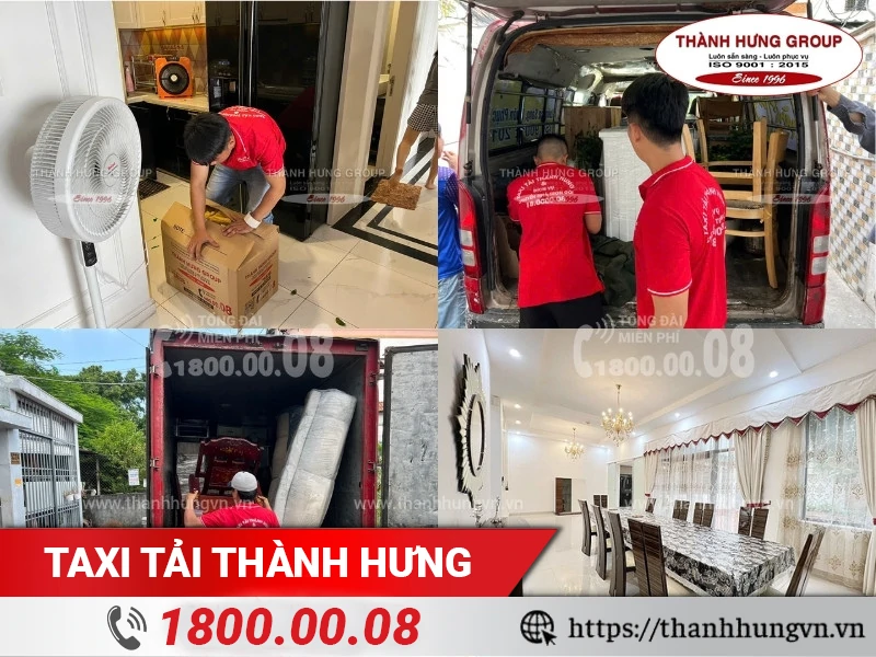 Hình ảnh dự án chuyển nhà biệt thự Hà Nội của Thành Hưng