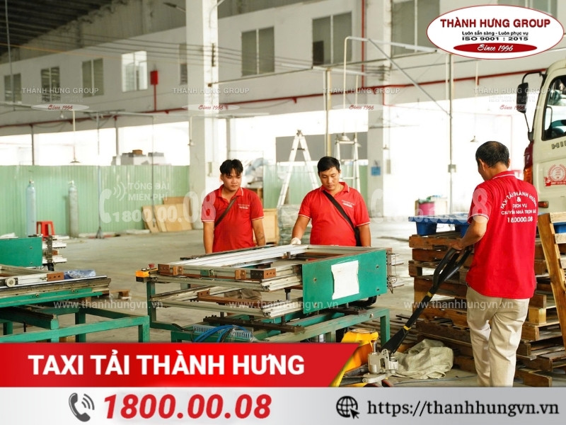 Dịch vụ di dời kho xưởng, máy móc chuyên nghiệp Thành Hưng