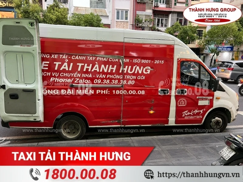 Xe tải chuyển nhà trọn gói của Taxi Tải Thành Hưng.