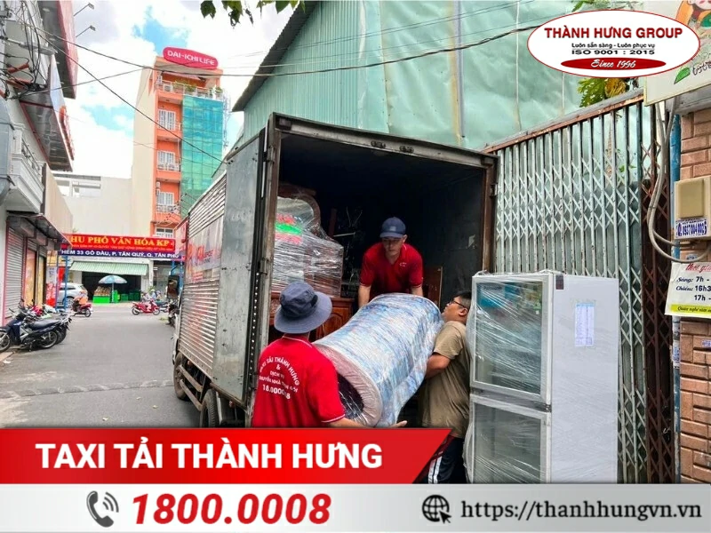 Phạm vi hoạt động của dịch vụ tháo lắp, vận chuyển giường tủ Thành Hưng