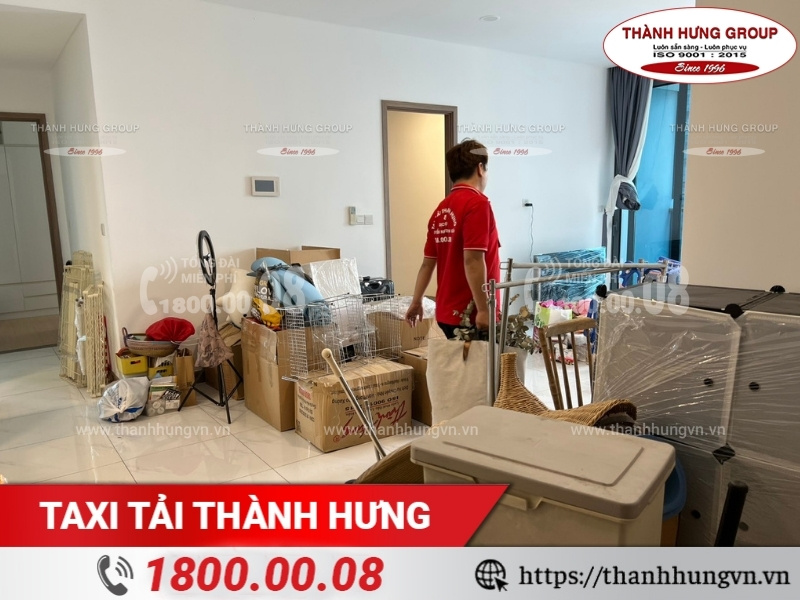 Đồ đạc cần được phân loại trước khi tháo lắp và đóng gói.