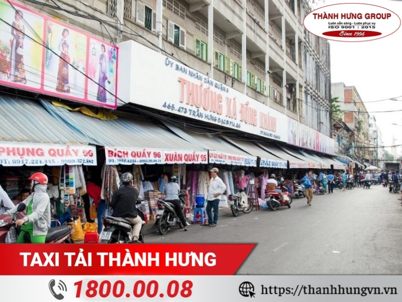 Dọc chợ vải Soái Kình Lâm.