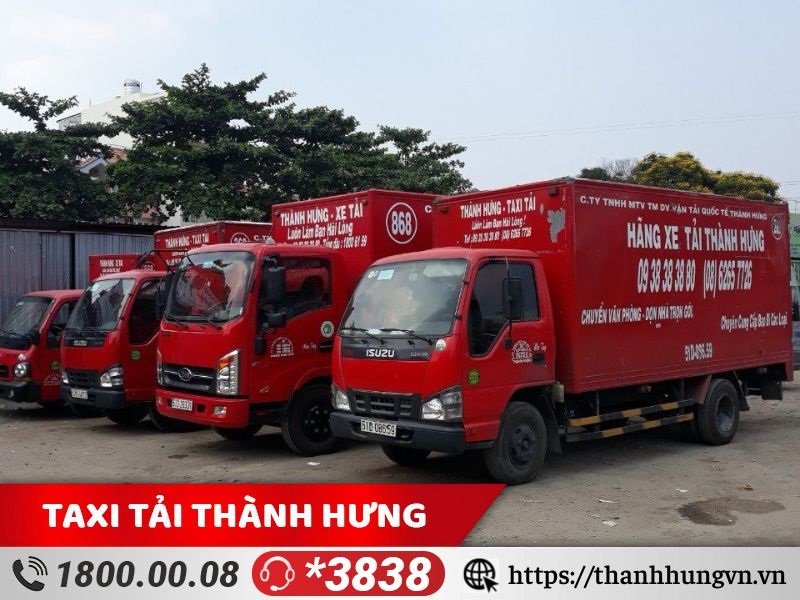 Đội xe Thành Hưng chất lượng, nhiều trọng tải