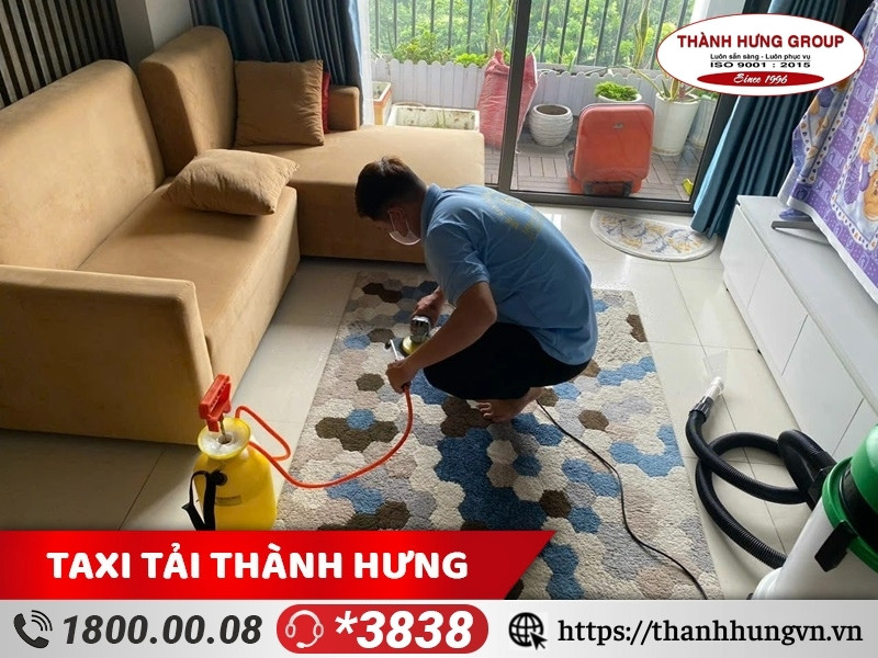 Nhà mới thuê cần dọn dẹp, tẩy uế sạch sẽ.