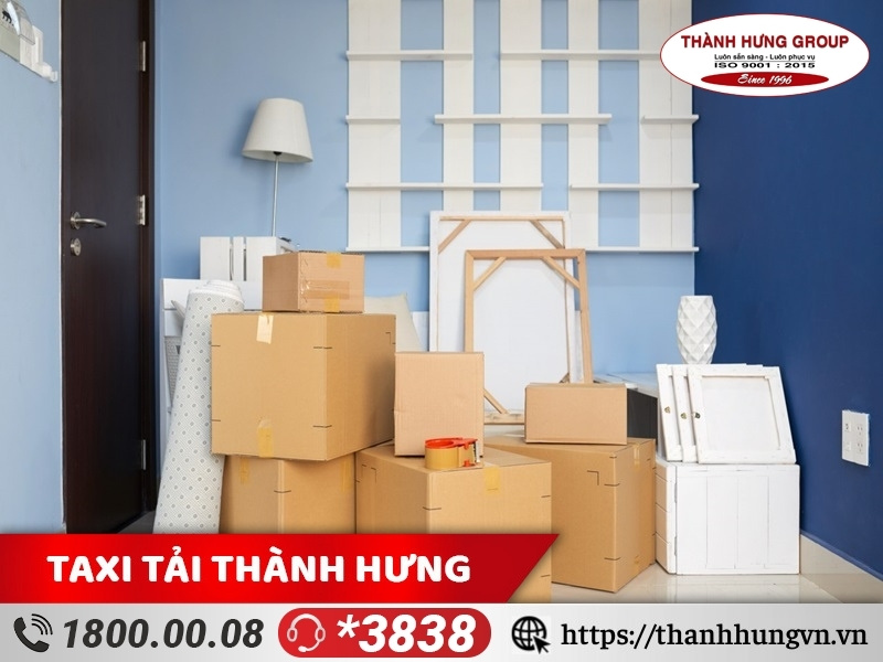 Đóng gói gọn gàng, chắc chắn để đảm bảo an toàn cho các đồ dùng.