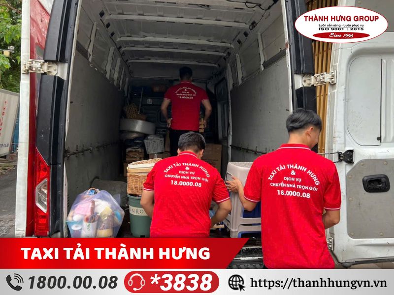 Taxi Tải Thành Hưng đã có kinh nghiệm thực hiện nhiều dự án chuyển phòng trọ Bình Thạnh thành công