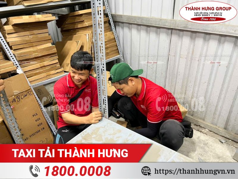 Dự án tháo lắp và bốc xếp kệ hàng hoá kho