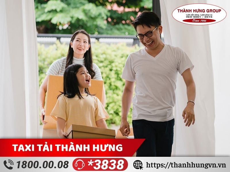 Luôn vui vẻ khi chuyển đến nhà mới thuê.