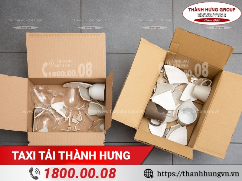 Hàng dễ vỡ tiềm ẩn nhiều rủi ro khi vận chuyển.