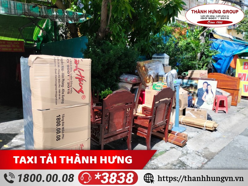 Hàng hóa được đóng gói cẩn thận khi vận chuyển