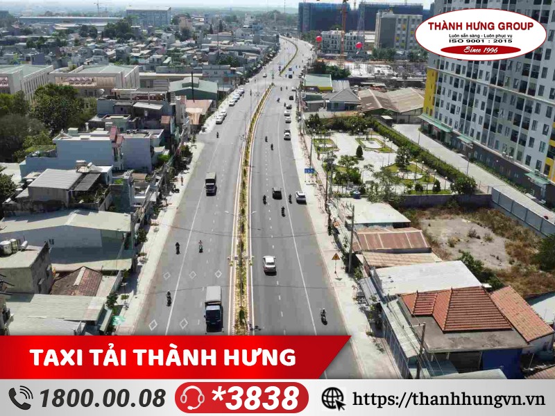 Cơ sở hạ tầng TP. Dĩ An tạo điều kiện cho việc vận tải hàng hóa phát triển