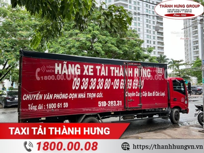 Hệ thống xe đa dạng trọng tải hỗ trợ khách hàng chuyển nhà.