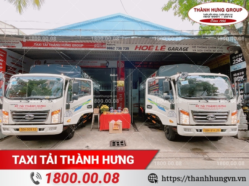 Hệ thống xe tải trọng tải lớn Thành Hưng.