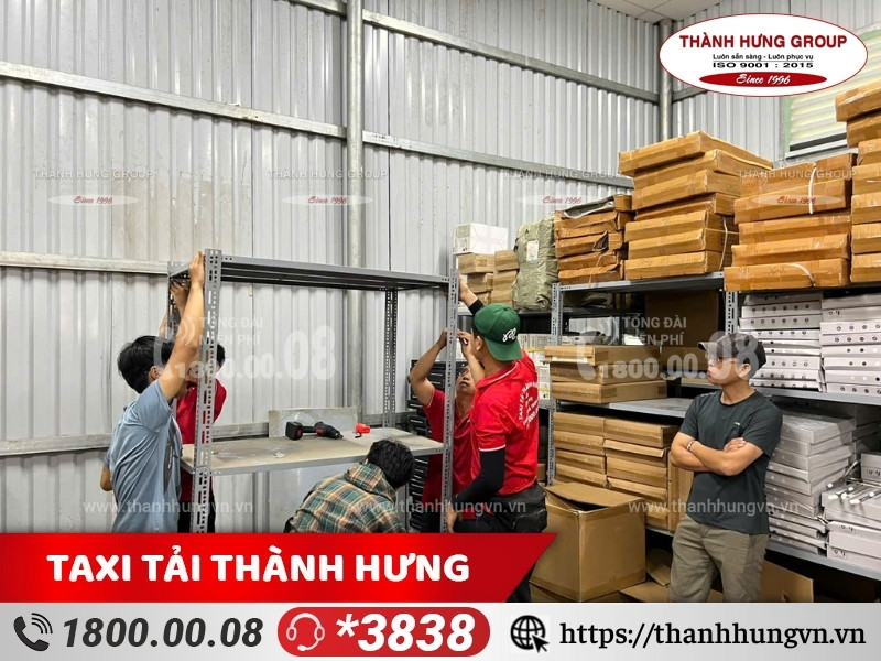 Hình ảnh dự án chuyển kho xưởng quận 12