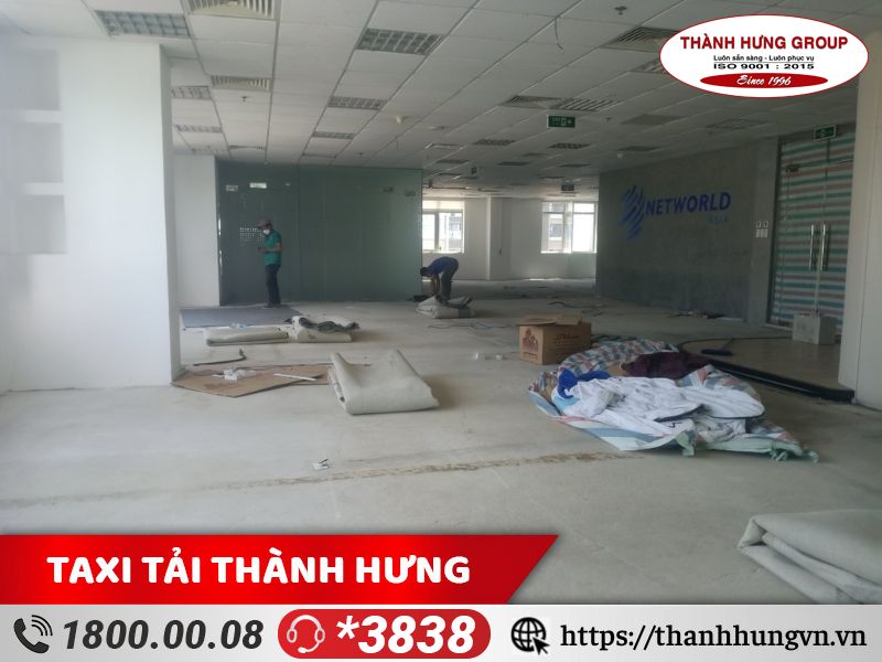 Hình ảnh hoàn trả mặt bằng văn phòng 