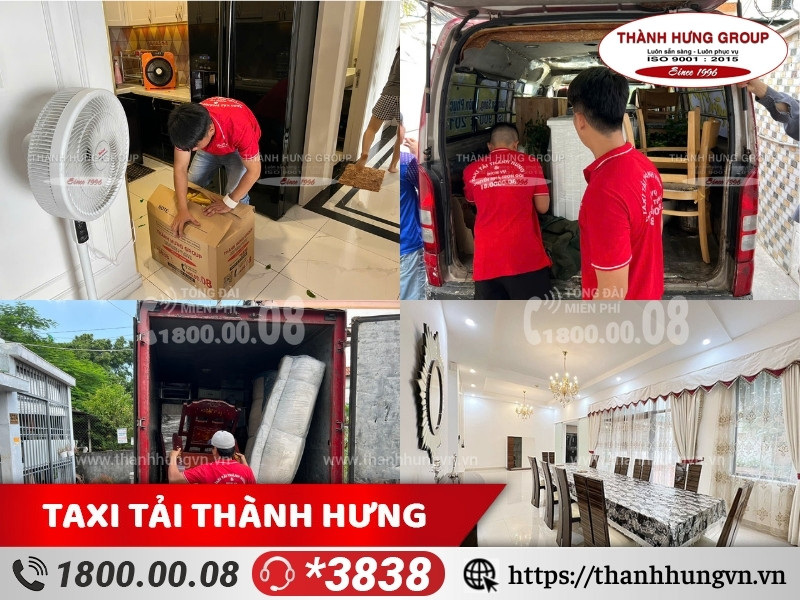 Hình ảnh dự án chuyển nhà biệt thự Hà Nội của Thành Hưng