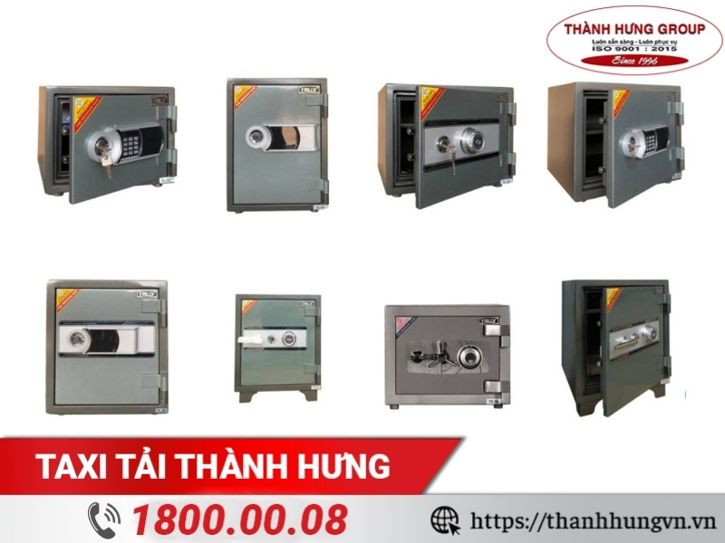 Két sắt khóa cơ và két sắt khóa điện tử phổ biến trong nhiều gia đình hiện nay.