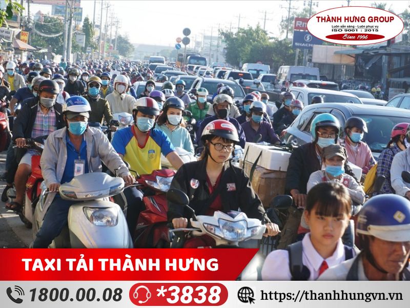 Kẹt xe là vấn đề nan giải trong quá trình chuyển trọ Thủ Đức