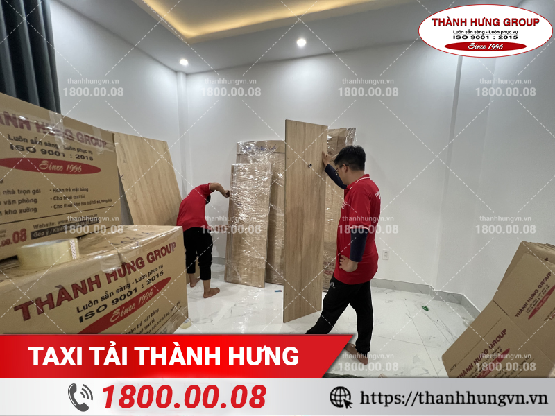 Taxi Tải Thành Hưng thực hiện khảo sát và lên kế hoạch vận chuyển