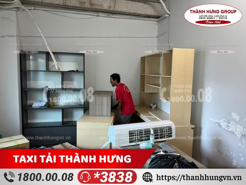 Có phương án chuyển đồ cồng kềnh phù hợp.